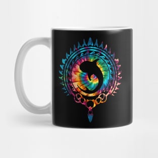 Whale shark Rainbow Tie Dye Pattern Mug